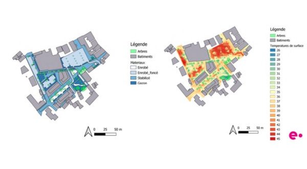 ICE, un outil qui mesure la surchauffe urbaine en été
