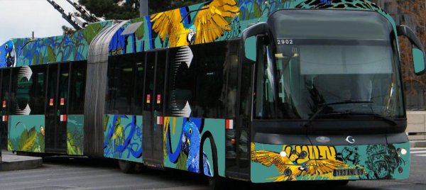 Le réseau de transports lyonnais se connecte à l’art