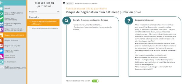 L’AMRAE propose un outil de cartographie des risques pour les collectivités